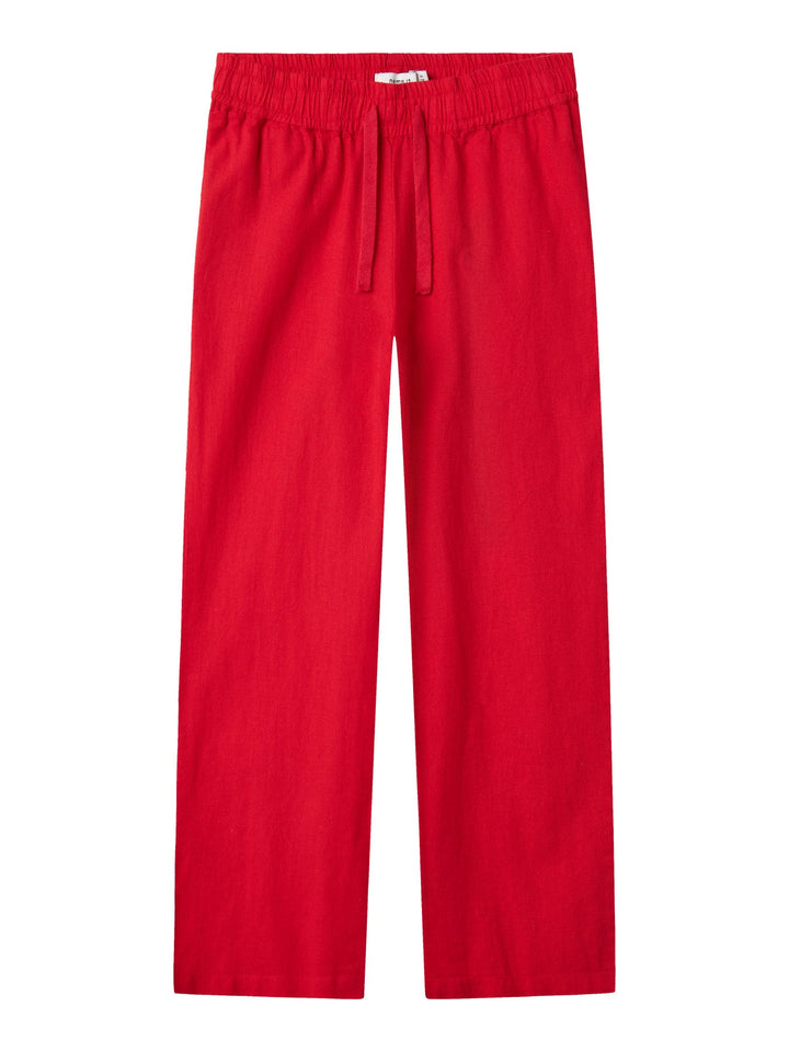 Name It Falinnen rette sommerbukser – Chinese Red for barn - Brobrobrille