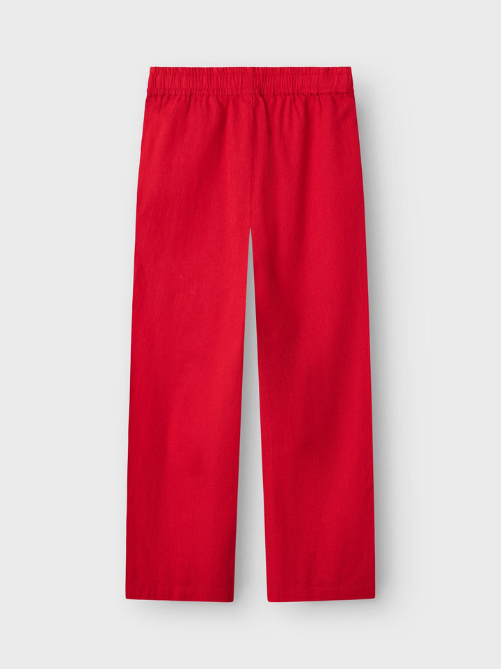 Name It Falinnen rette sommerbukser – Chinese Red for barn - Brobrobrille