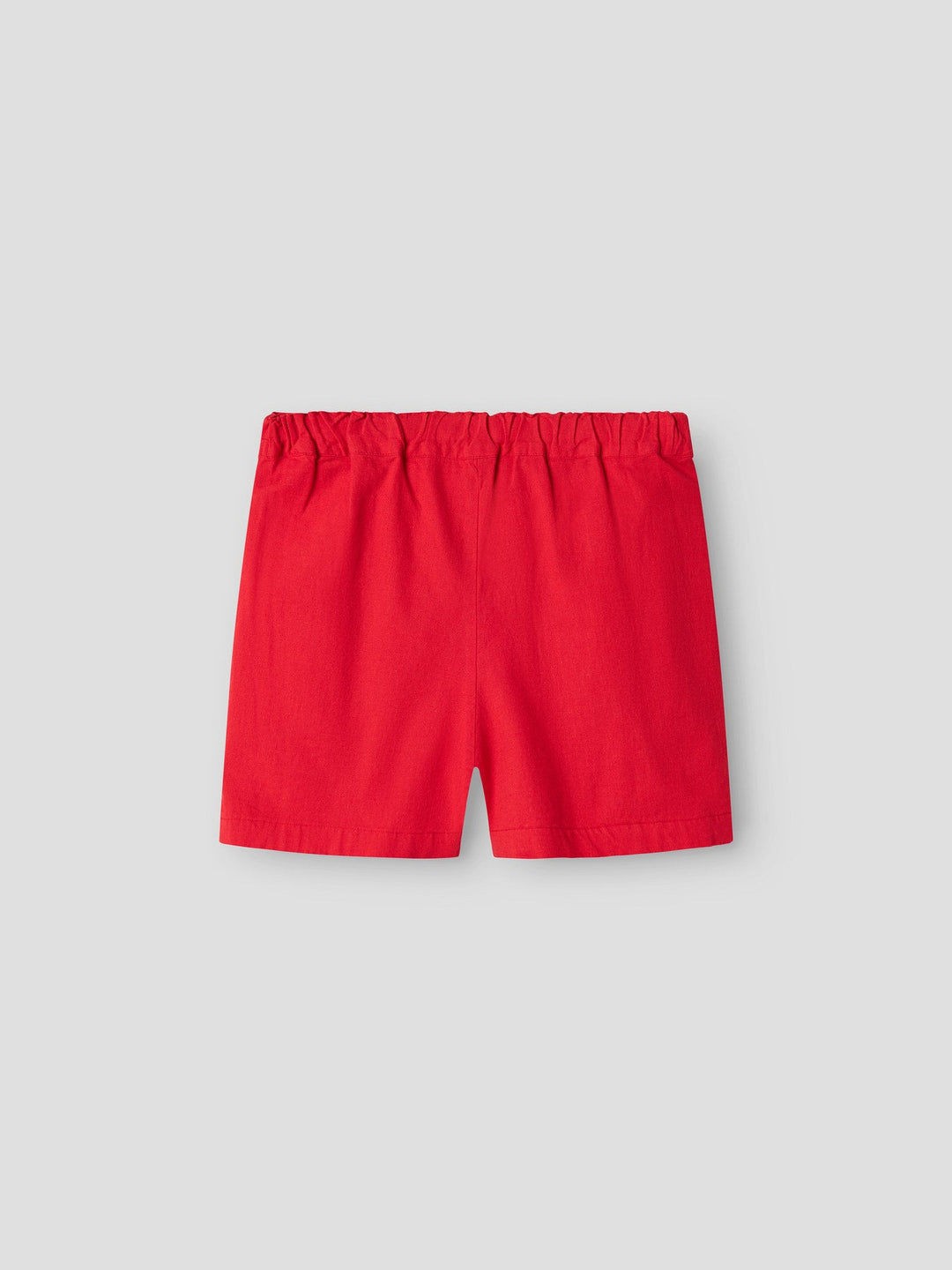 Name It Falinnen shorts i bomull og lin – Chinese Red for barn - Brobrobrille