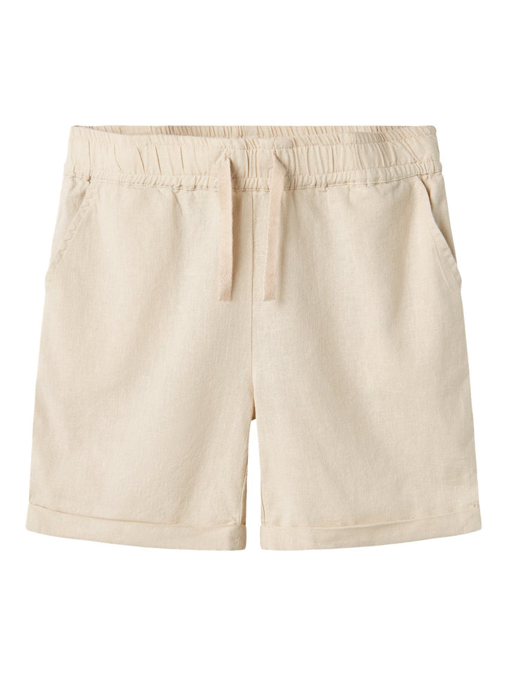 Name It Falinnen shorts i bomull og lin – Peyote for barn - Brobrobrille