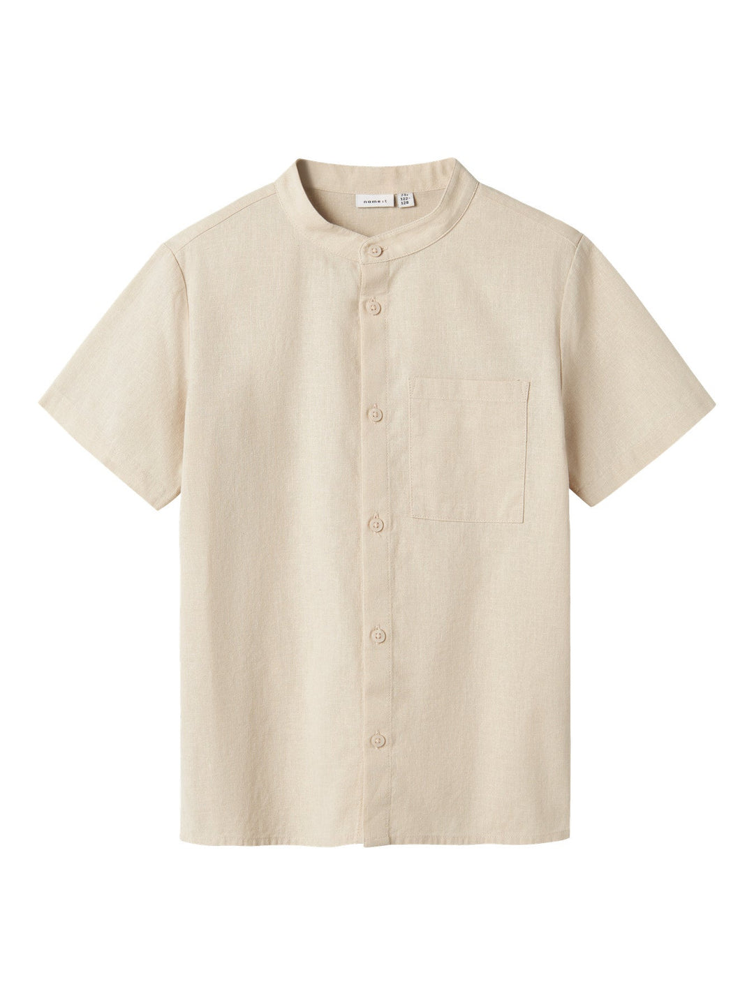 Name It Falinnen skjorte i linblanding – Peyote for barn - Brobrobrille