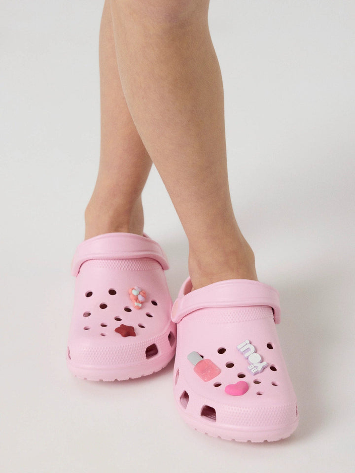 Name It Fame Clogs - Nosegay med Charms for barn - Brobrobrille