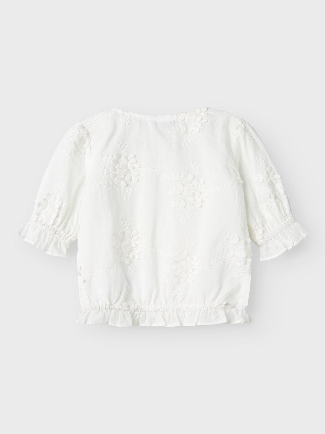 Name It Fasine sommertopp i bomull – Bright White for barn - Brobrobrille