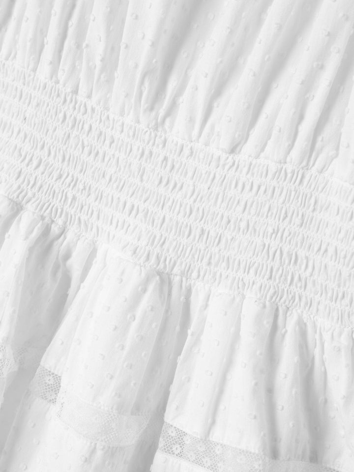 Name It Fatidias sommerkjole i bomull – Bright White for barn - Brobrobrille