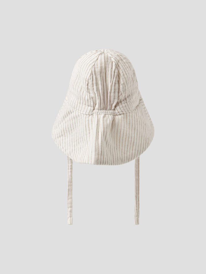 Name It Fedanne solhatt med snøring – Cloud Dancer Elmwood for barn - Brobrobrille