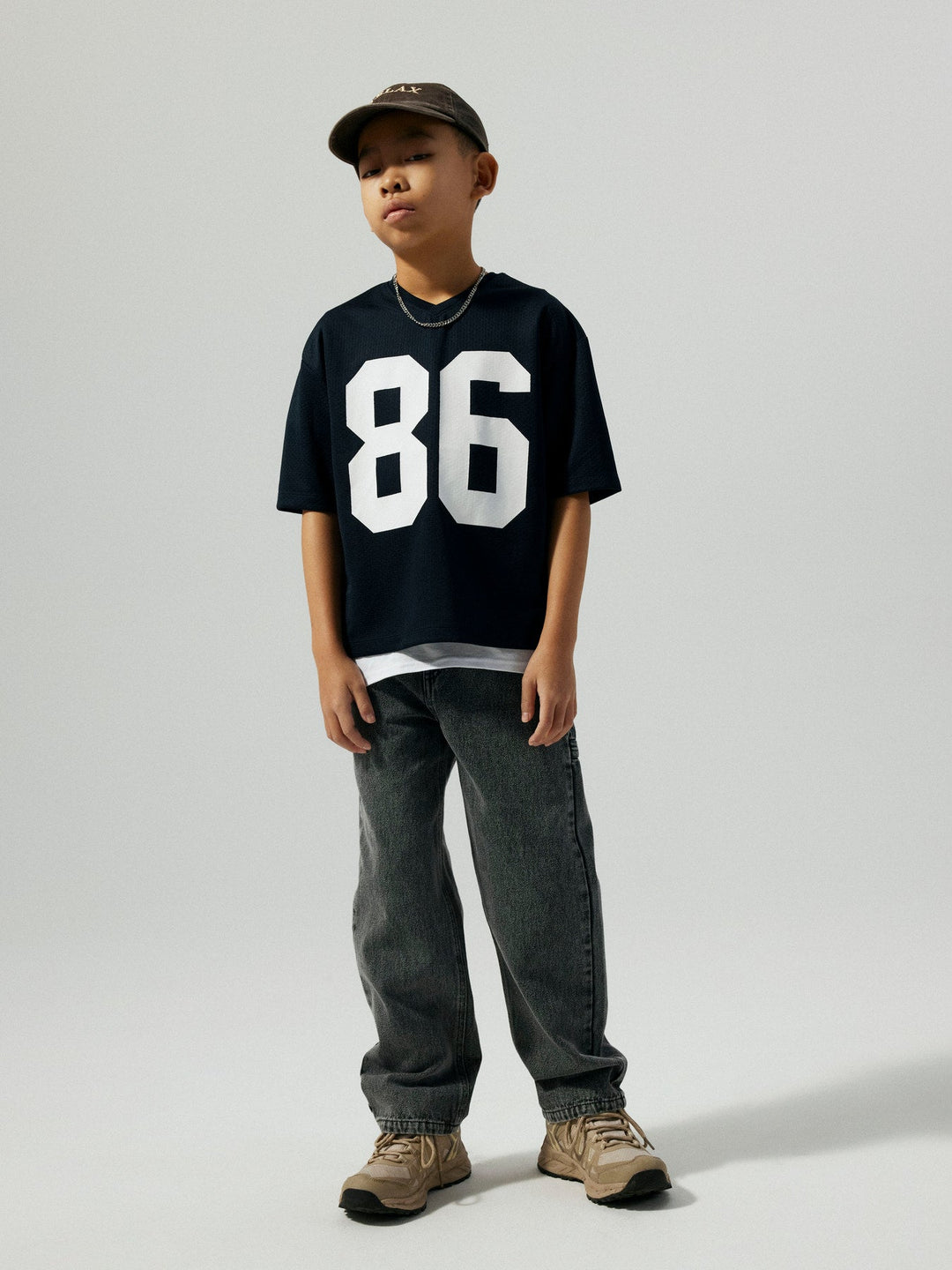 Name It Ferd t - skjorte med tall – Navy Blazer for barn - Brobrobrille