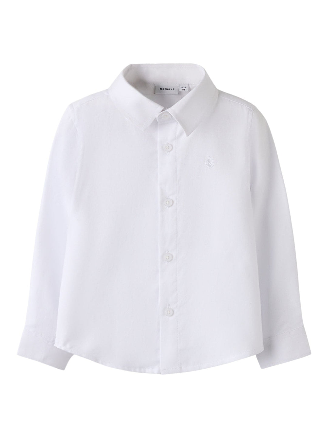 Name It Feshirt skjorte med lange ermer – Bright White for barn - Brobrobrille