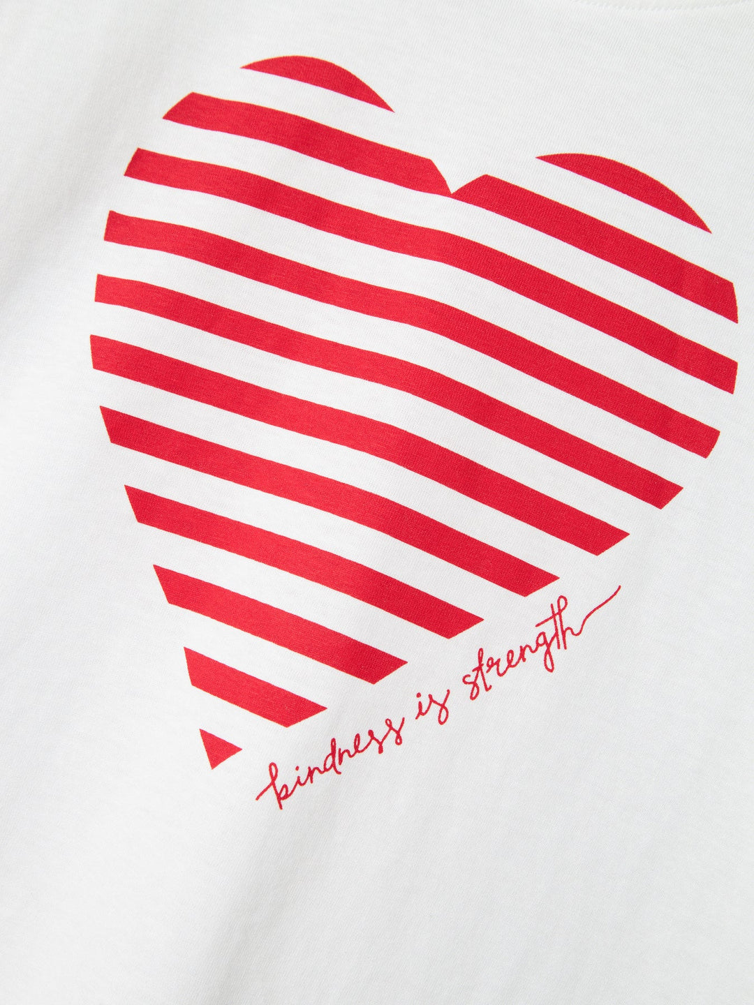 Name It Fesko t - skjorte med hjerte – Bright White/Chinese Red Heart for barn - Brobrobrille