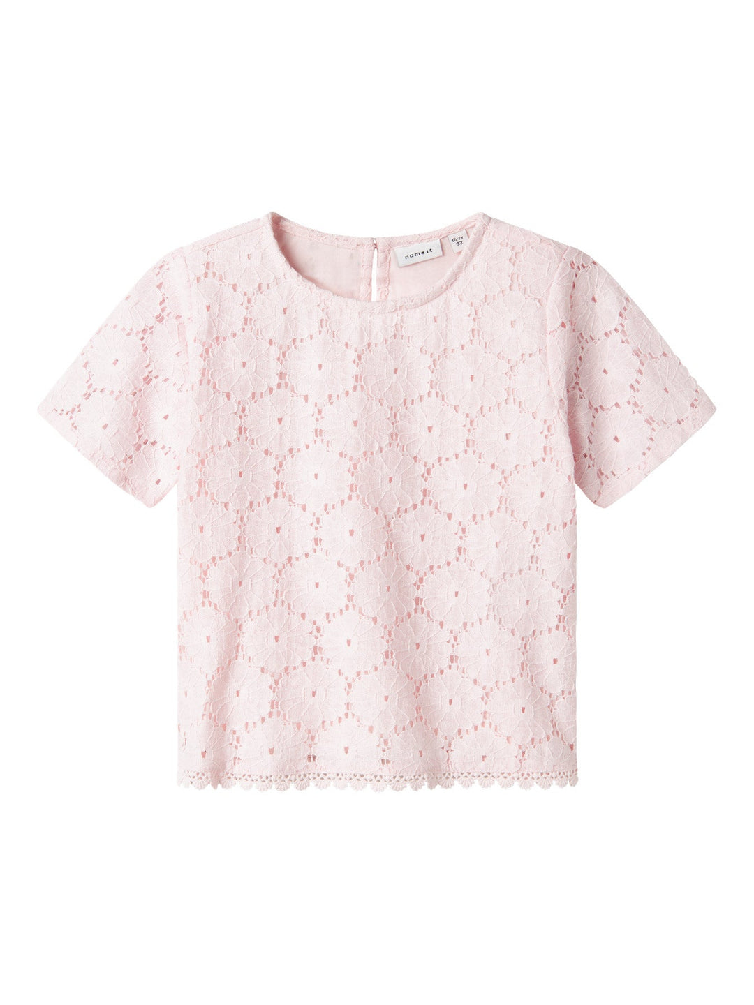 Name It Fetille t - skjorte med hullmønster – Ballerina for barn - Brobrobrille