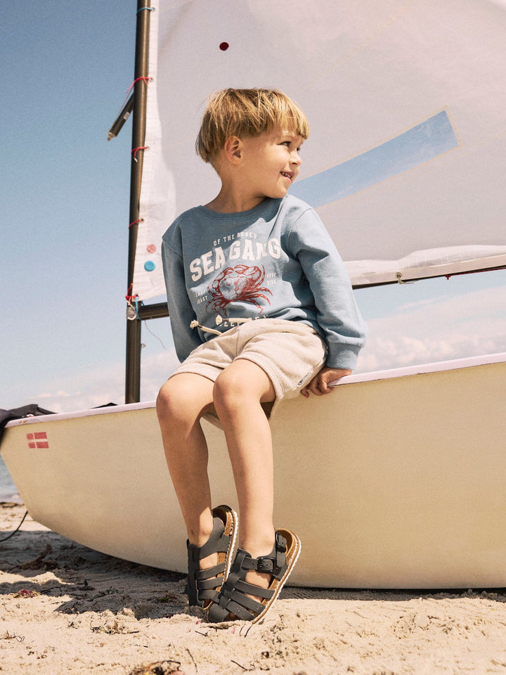 Name It Frede shorts i myk frotté – Peyote for barn - Brobrobrille