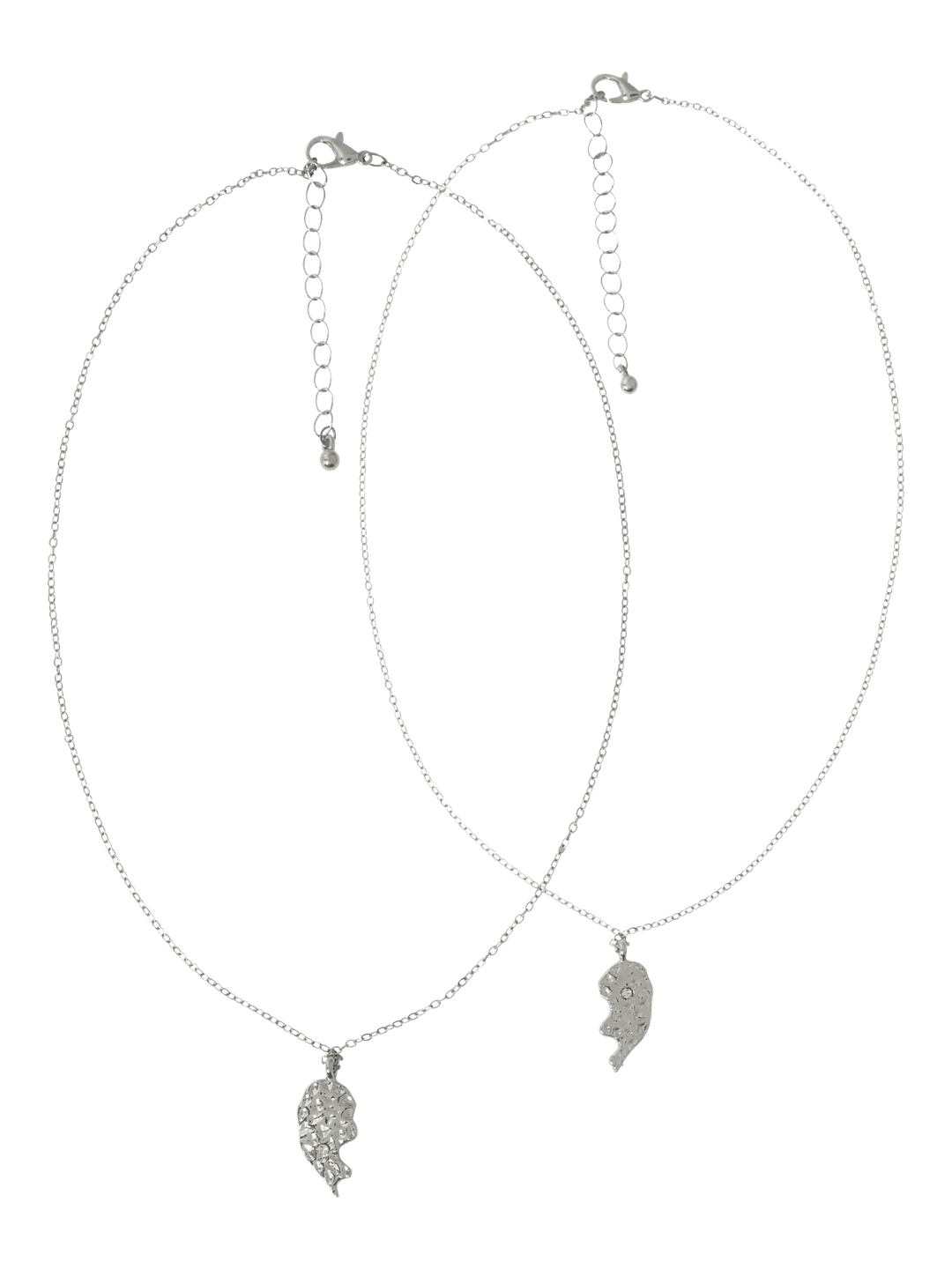 Name It Friends Halskjede 2-pk - Sølvfarget for barn - Brobrobrille