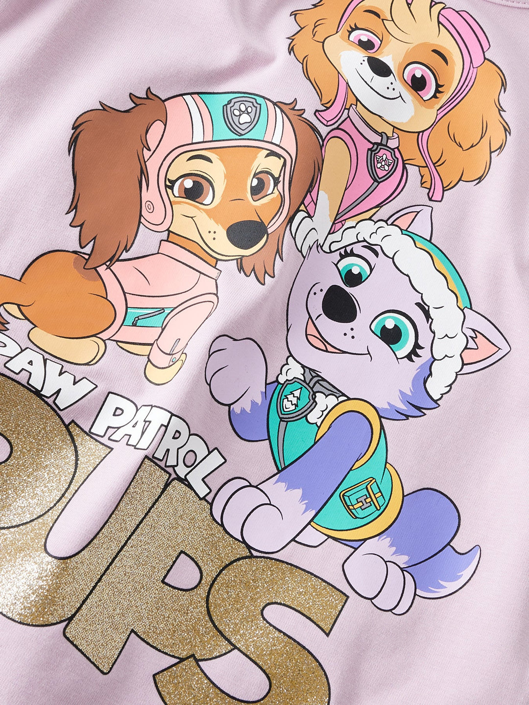 Name it Jaba Paw Patrol Langermet T - skjorte - Dawn Pink for barn - Brobrobrille