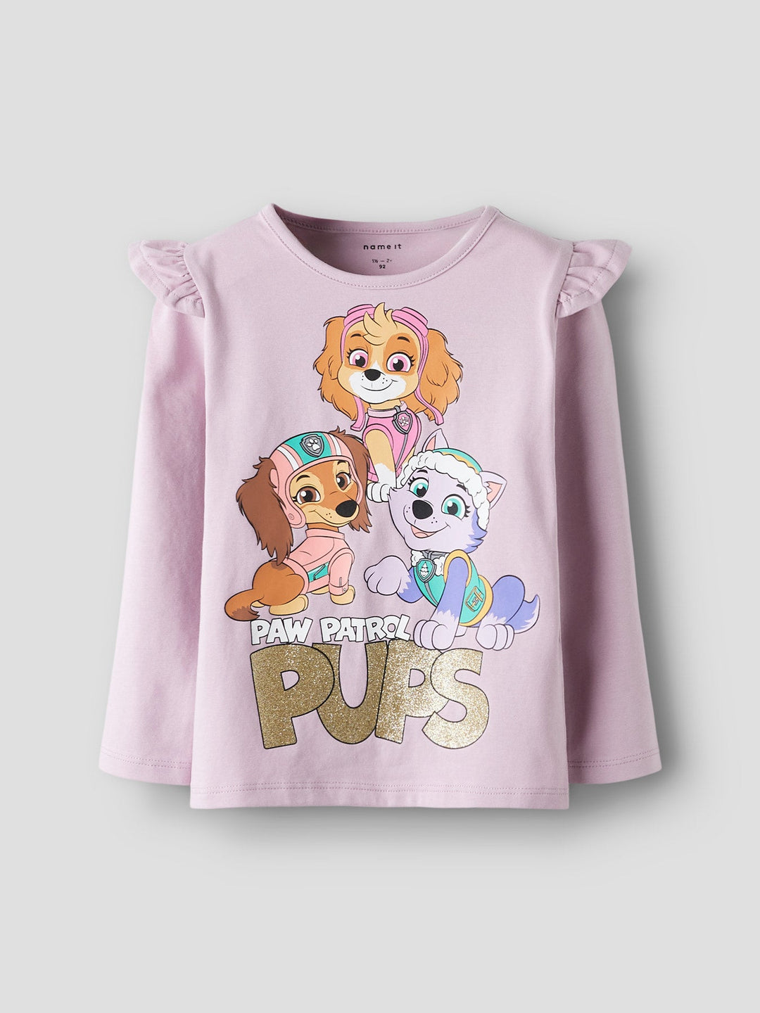 Name it Jaba Paw Patrol Langermet T - skjorte - Dawn Pink for barn - Brobrobrille