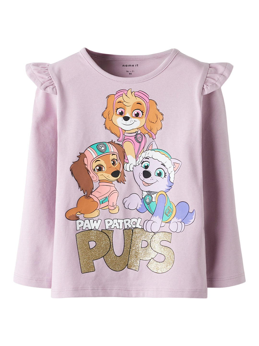 Name it Jaba Paw Patrol Langermet T - skjorte - Dawn Pink for barn - Brobrobrille