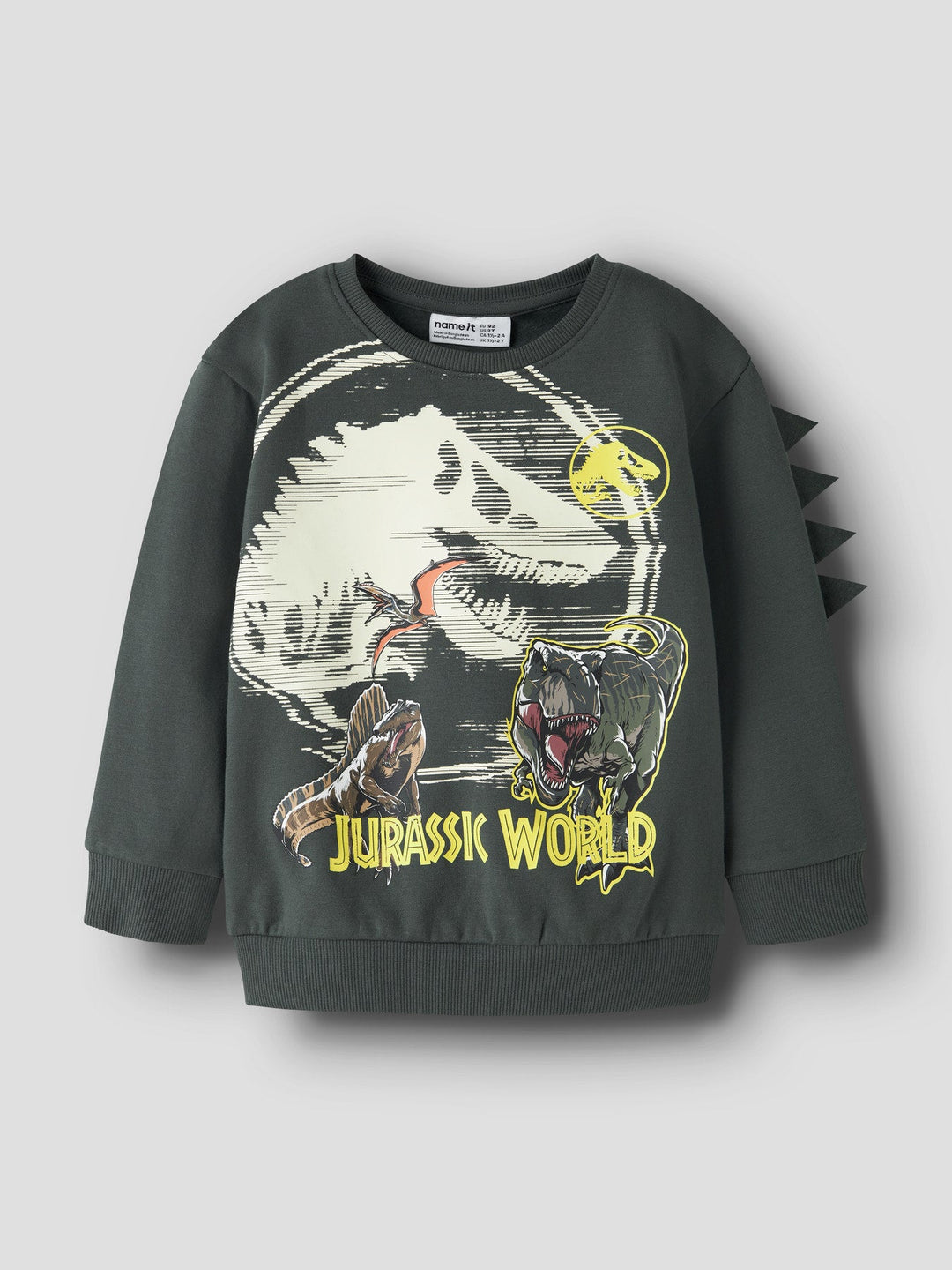 Name it Jal Jurassic World Genser - Urban Chic for barn - Brobrobrille