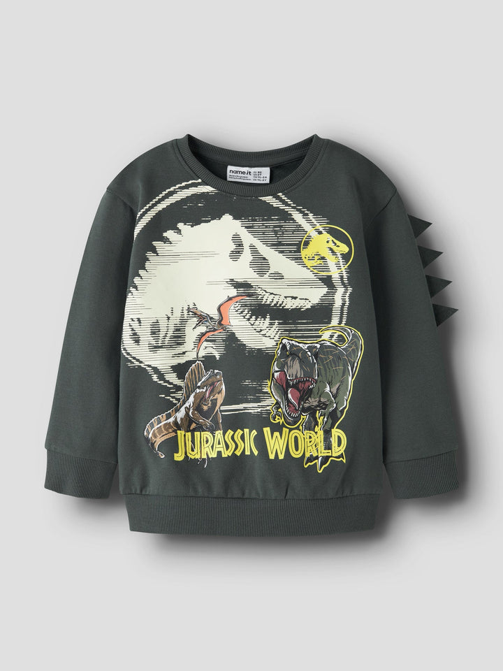 Name it Jal Jurassic World Genser - Urban Chic for barn - Brobrobrille