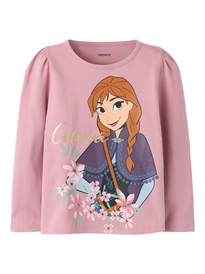 Name It Jala Disney Frozen Langermet T-skjorte - Lilas for barn - Brobrobrille