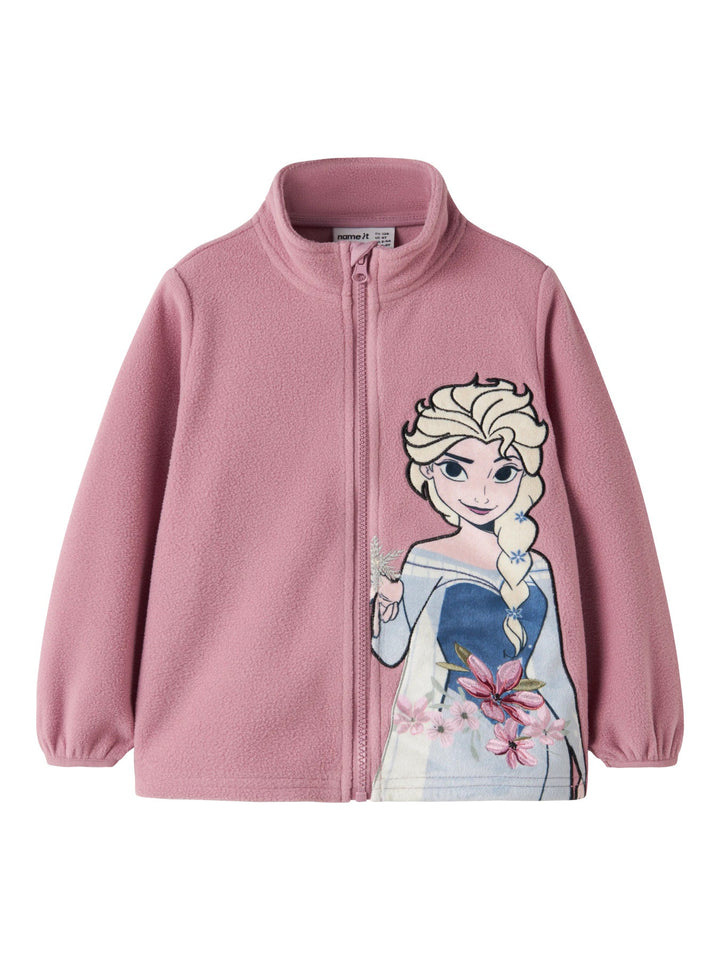Name It Jalisa Frozen Fleecejakke med Elsa - Lilas for barn - Brobrobrille