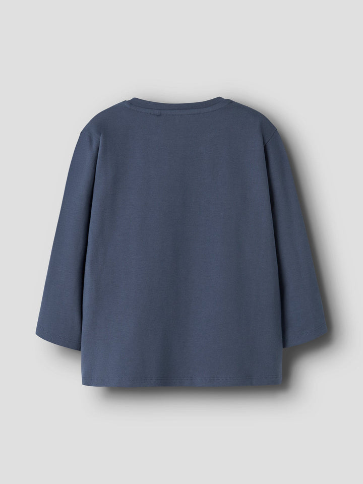 Name It Jarig Fireman Sam Langermet T-skjorte - Vintage Indigo for barn - Brobrobrille