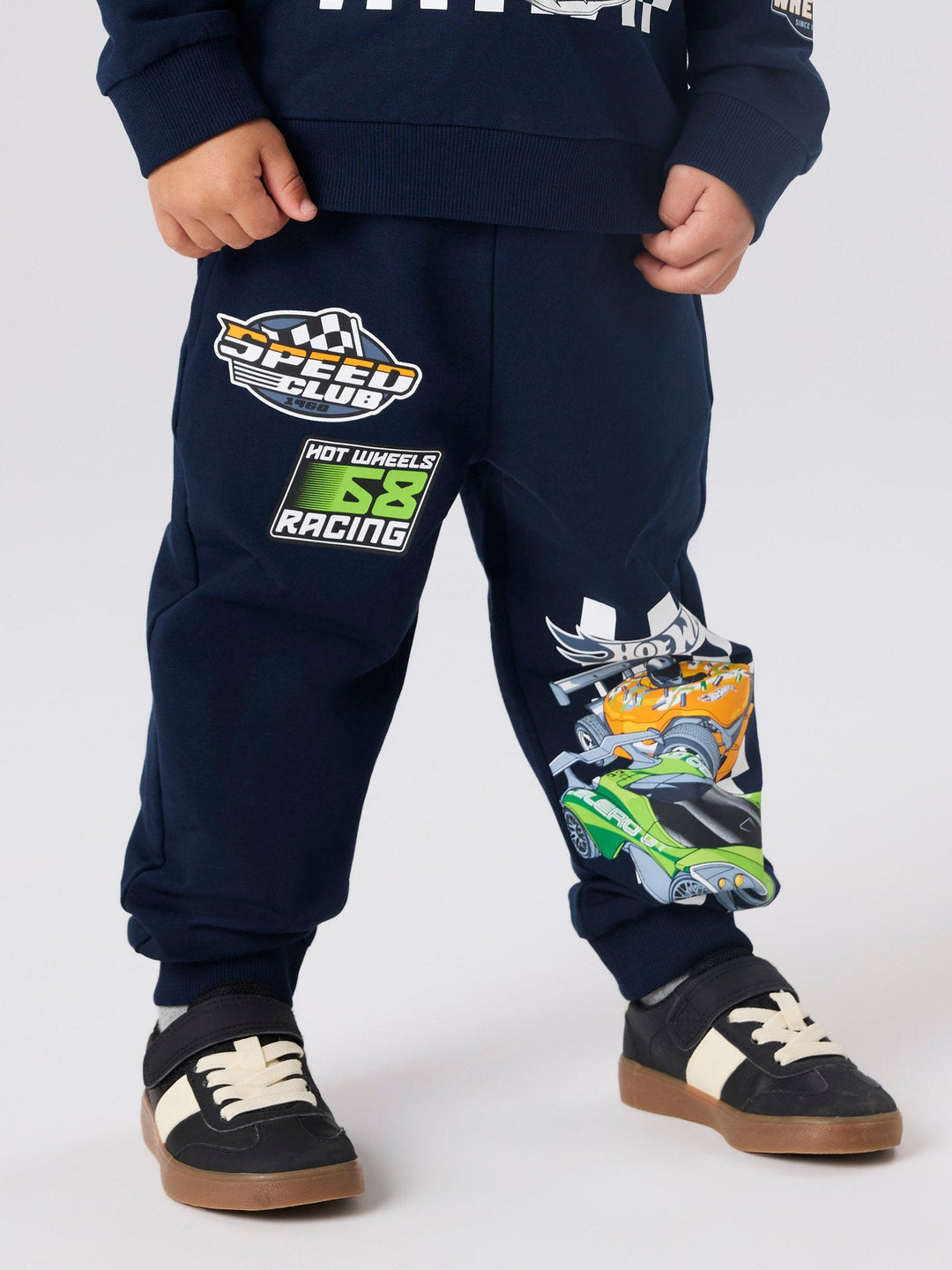 Name It Jerry Hot Wheels Joggebukse - Navy Blazer for barn - Brobrobrille