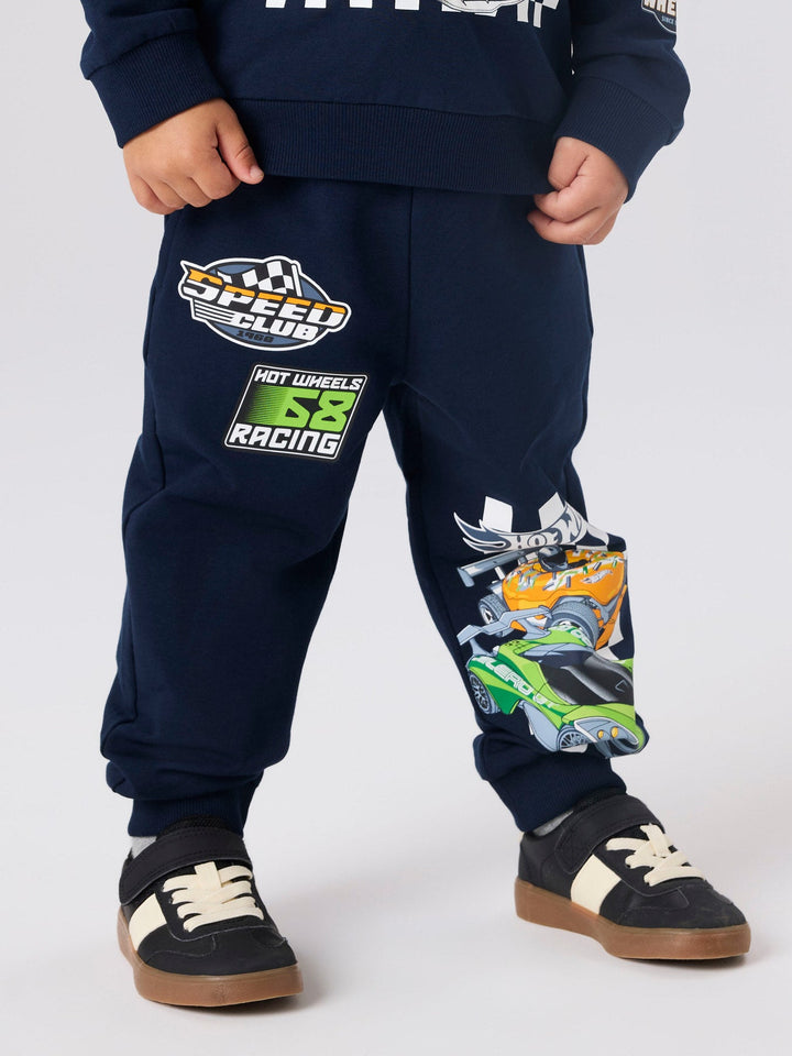 Name It Jerry Hot Wheels Joggebukse - Navy Blazer for barn - Brobrobrille