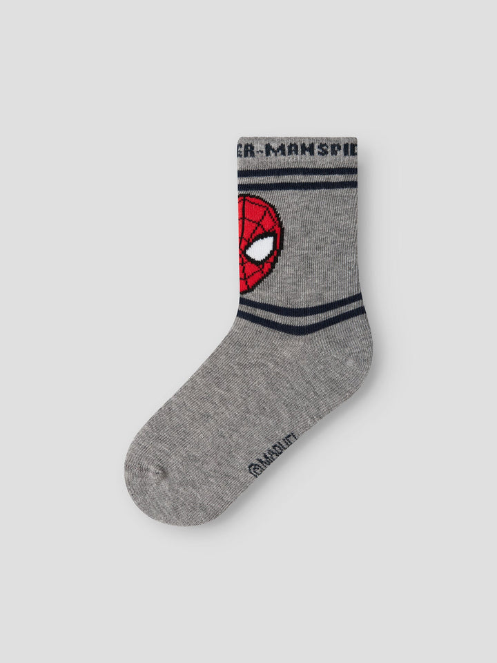 Name It Julius Spider-Man 3-pk Sokker - Navy Blazer Mix for barn - Brobrobrille