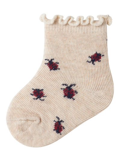 Name It Kadybug Sokker - Peyote Melange for barn - Brobrobrille