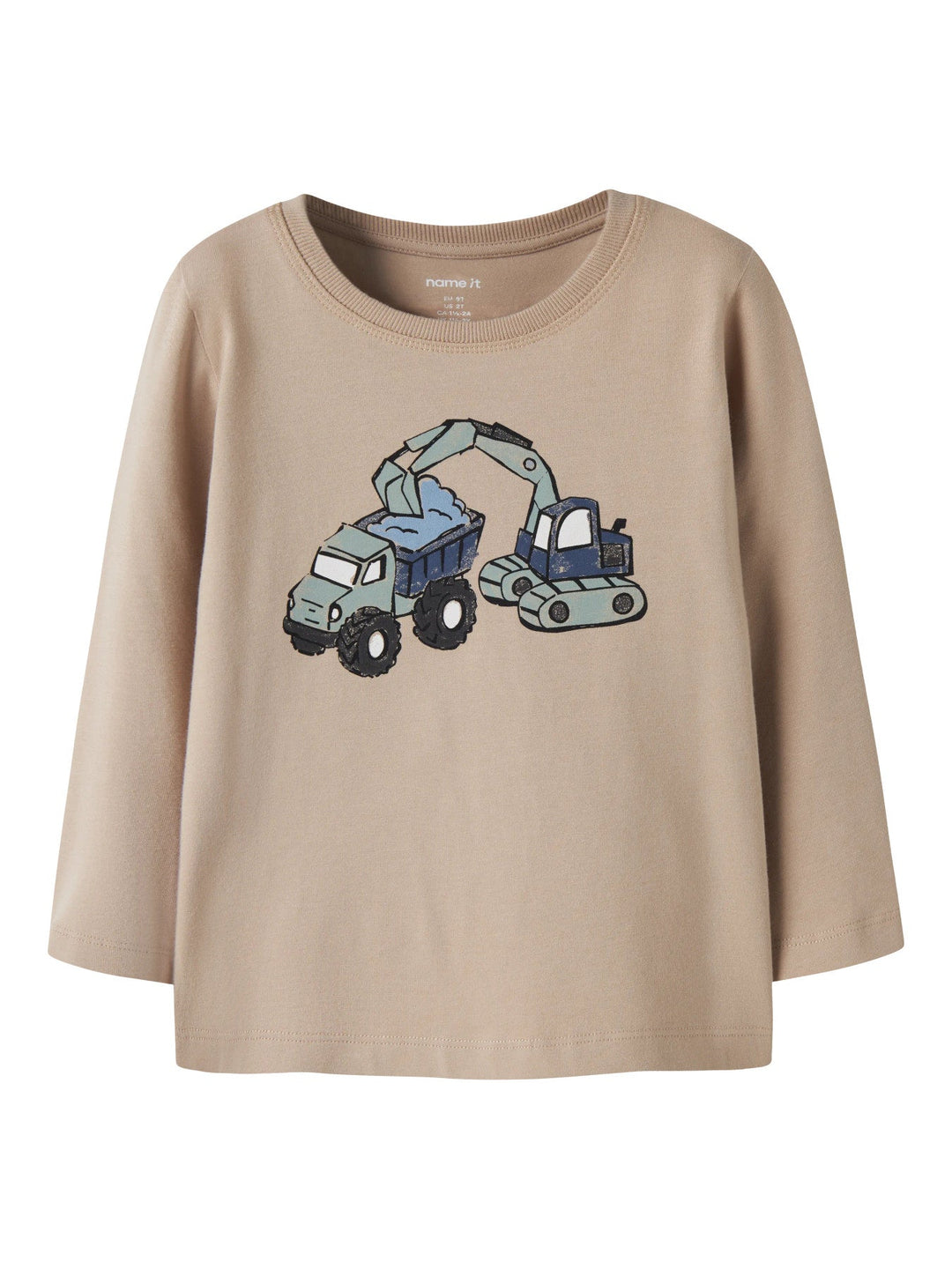 Name It Karke Langermet T - skjorte - Sesame for barn - Brobrobrille