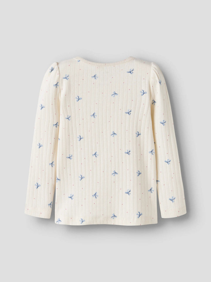 Name It Kathlen Langermet T - skjorte - Antique White for barn - Brobrobrille