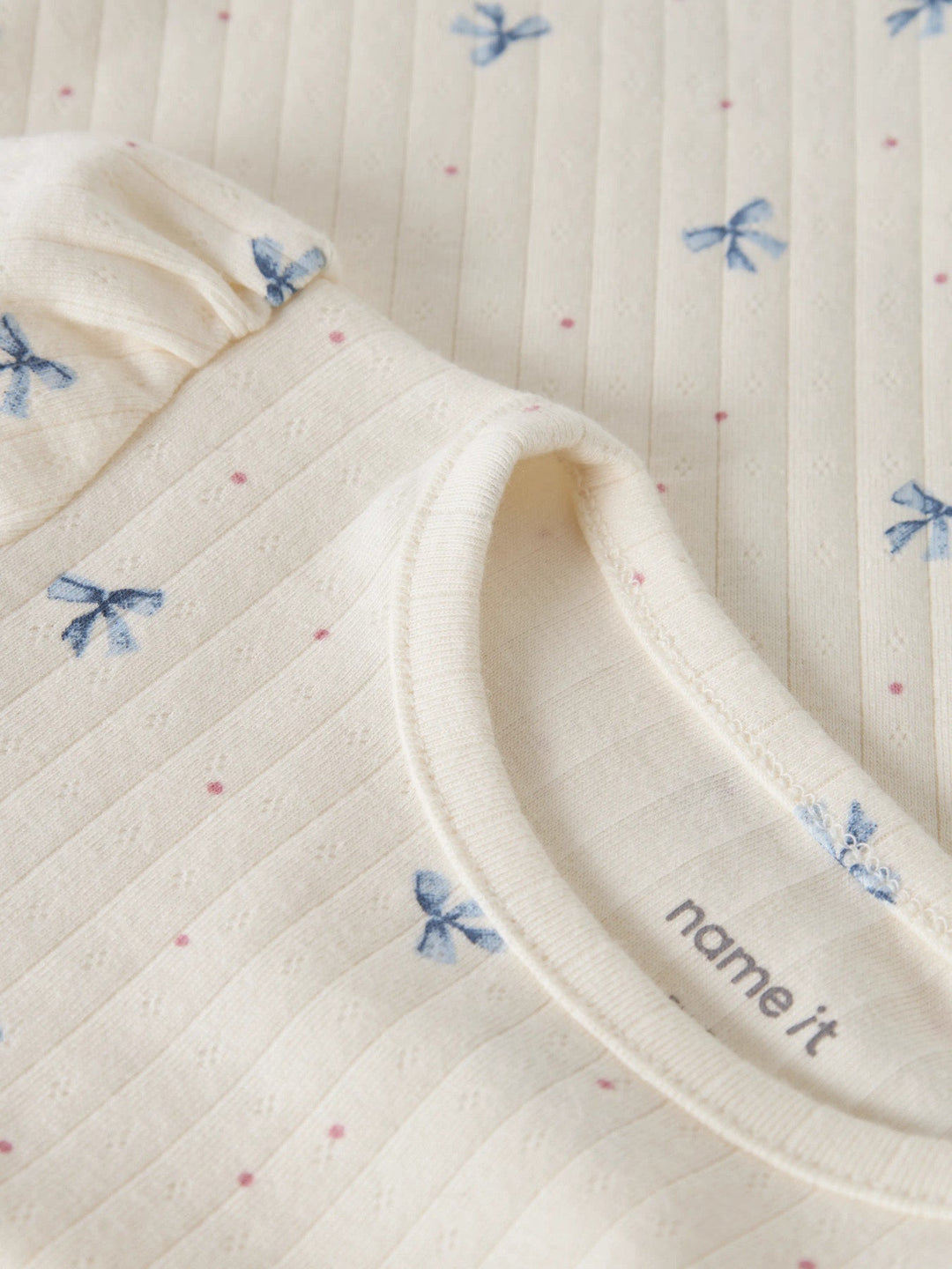 Name It Kathlen Langermet T - skjorte - Antique White for barn - Brobrobrille
