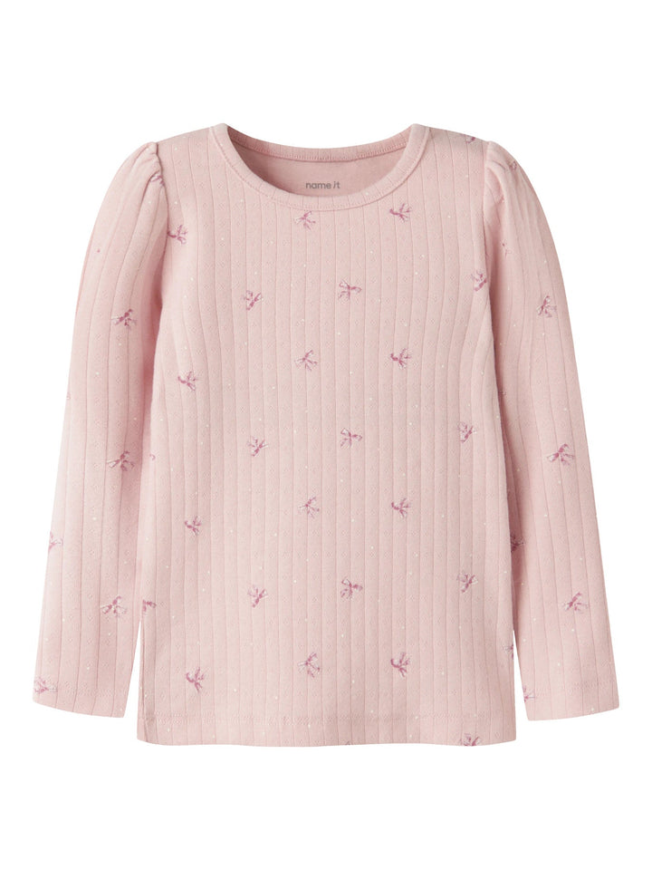 Name It Kathlen Langermet T - skjorte - Lotus for barn - Brobrobrille