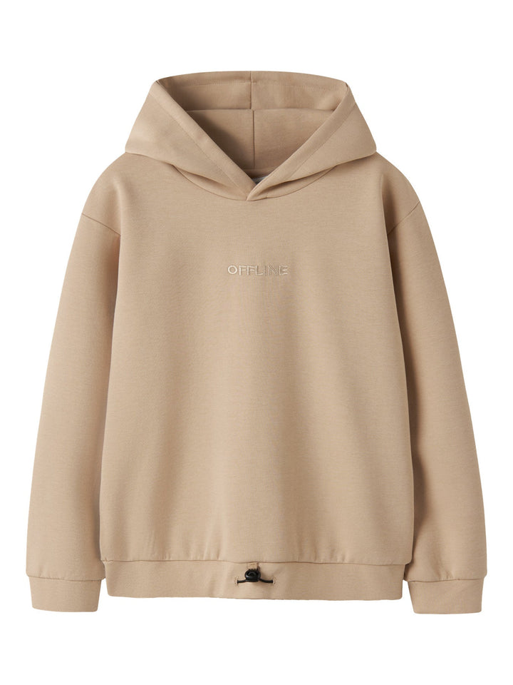 Name It Kino Scuba Hoodie - Sesame for barn - Brobrobrille
