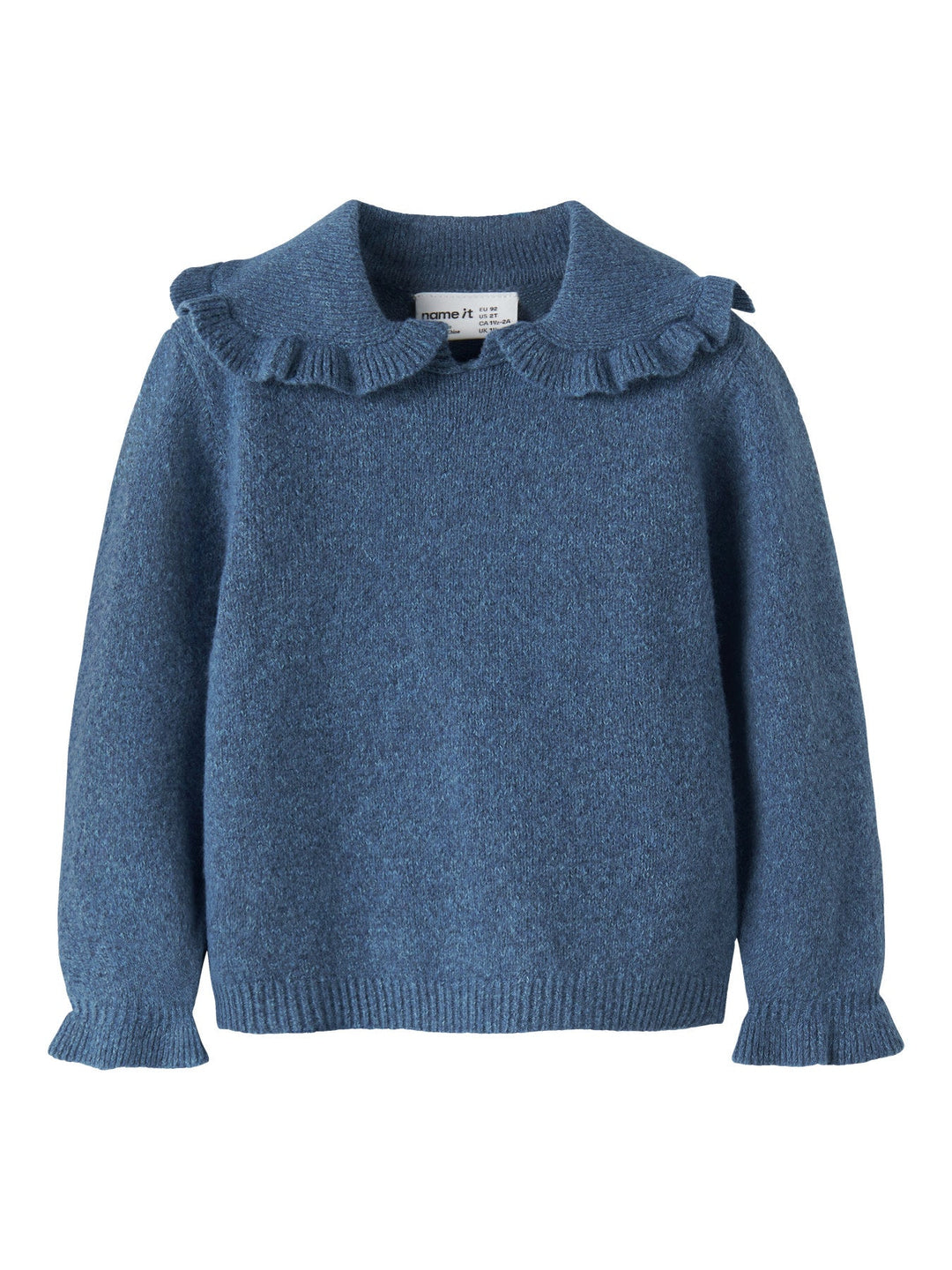 Name It Kirstena Strikkegenser - Vintage Indigo for barn - Brobrobrille