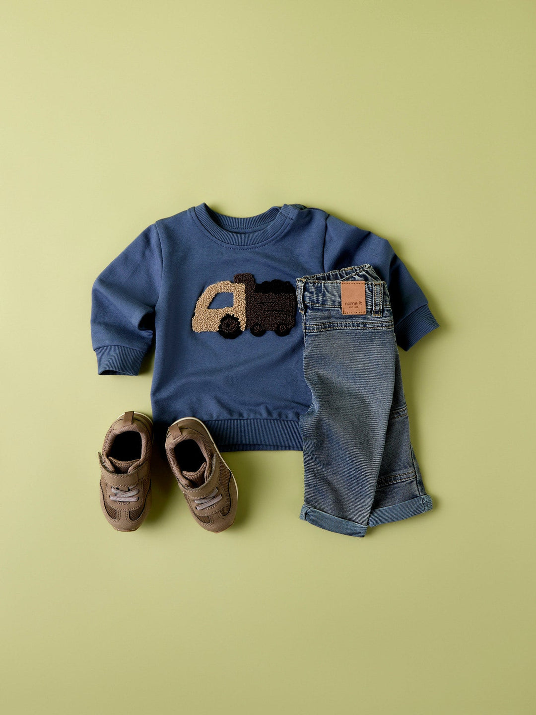 Name It Klips Genser - Vintage Indigo for barn - Brobrobrille