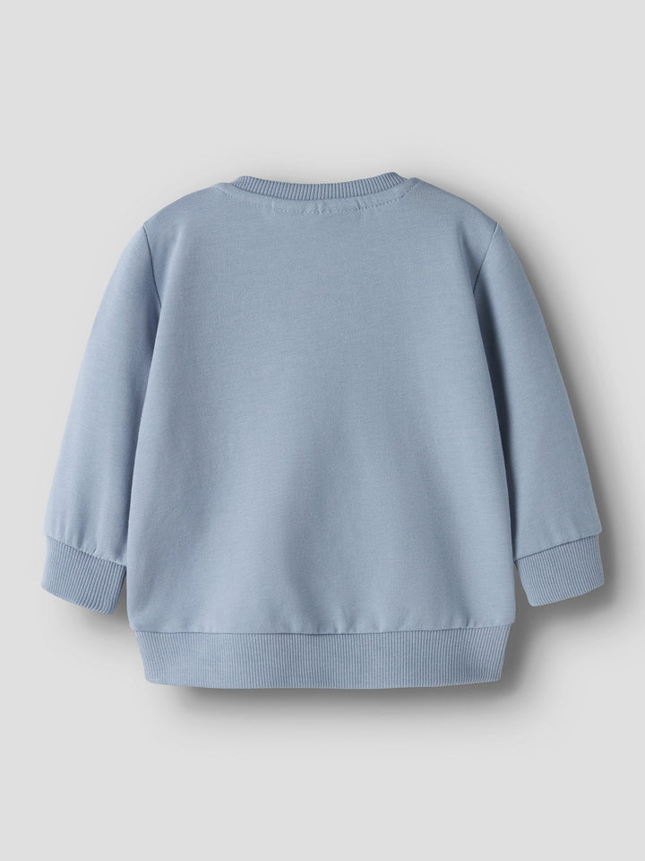 Name It Knop Genser med Dinosaur - Ashley Blue for barn - Brobrobrille