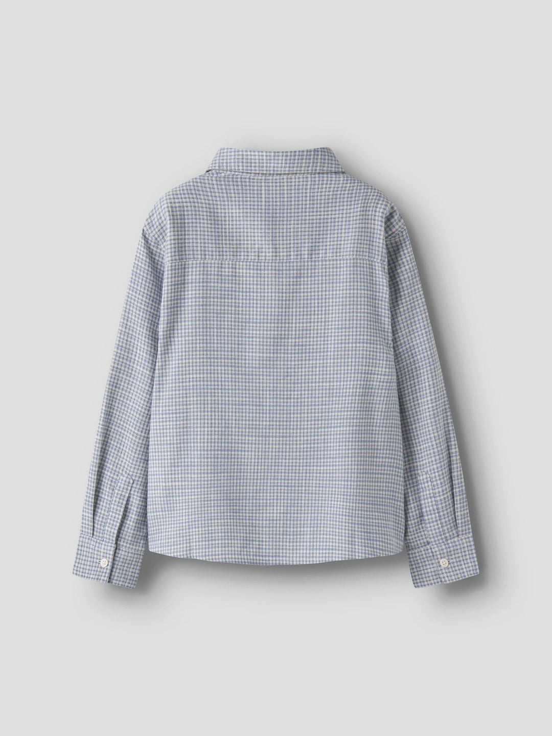 Name It Kristian Overskjorte - Ashley Blue Small Check for barn - Brobrobrille