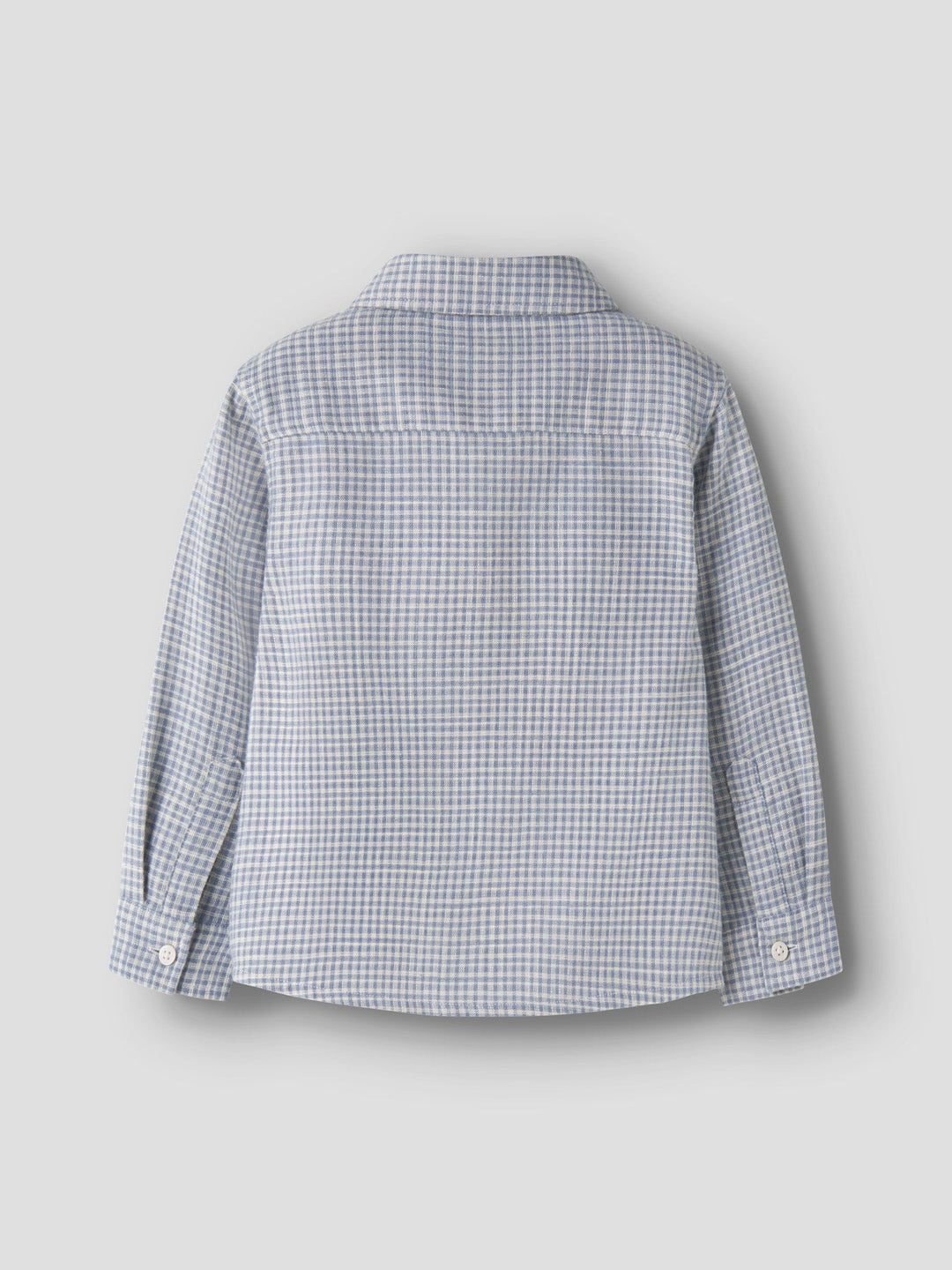 Name It Kristian Rutete Skjorte - Ashley Blue Small Check for barn - Brobrobrille