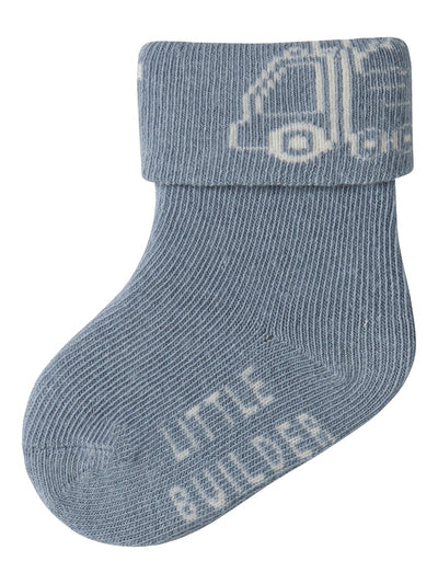 Name it Kuttir Sokker - Ashley Blue for barn - Brobrobrille