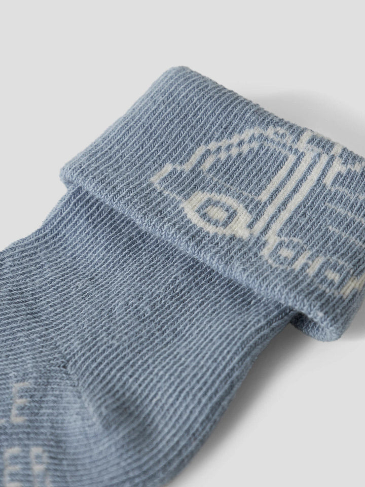 Name it Kuttir Sokker - Ashley Blue for barn - Brobrobrille