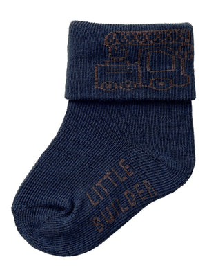 Name it Kuttir Sokker - Vintage Indigo for barn - Brobrobrille