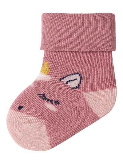 Name It Laddi Sokker med Enhjørning - Lilas for barn - Brobrobrille