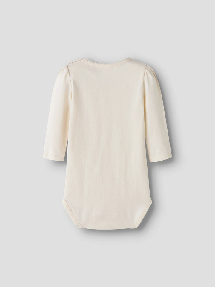 Name It Laica Body med Enhjørninger – Antique White for barn - Brobrobrille