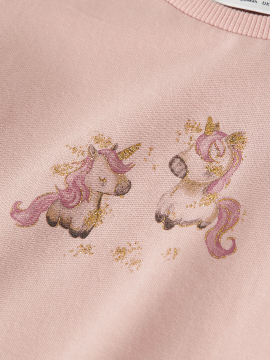Name It Laurie Genser med Glitterprint - Lotus for barn - Brobrobrille