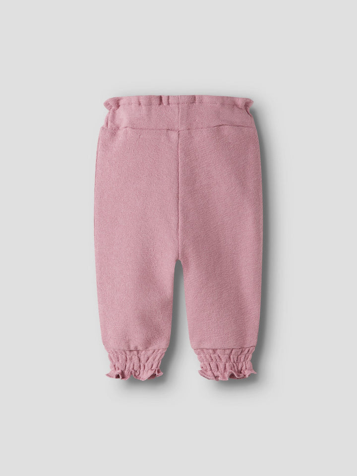 Name It Leah Sweatbukse med Sløyfe - Lilas for barn - Brobrobrille