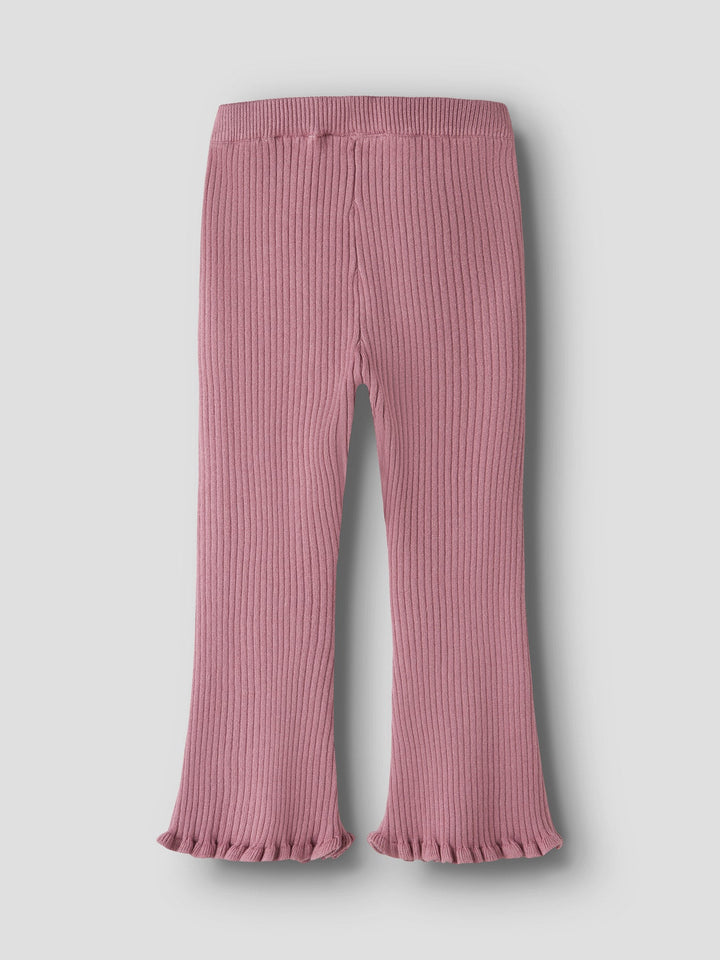 Name It Leanna Strikkebukse med Sleng - Lilas for barn - Brobrobrille