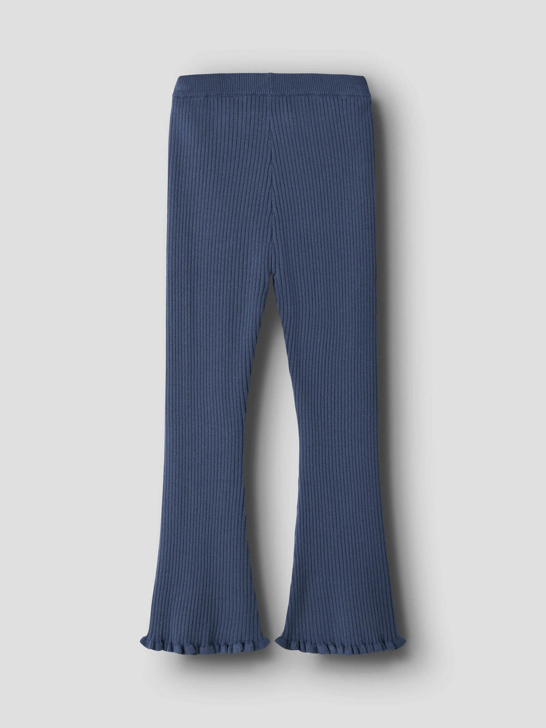 Name It Leanna Strikkebukse med Sleng - Vintage Indigo for barn - Brobrobrille