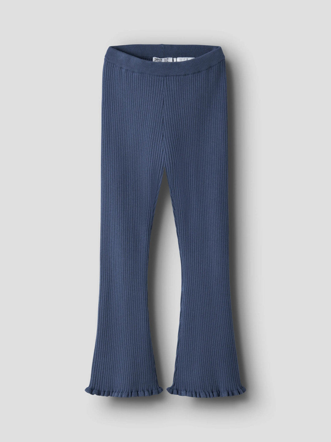 Name It Leanna Strikkebukse med Sleng - Vintage Indigo for barn - Brobrobrille
