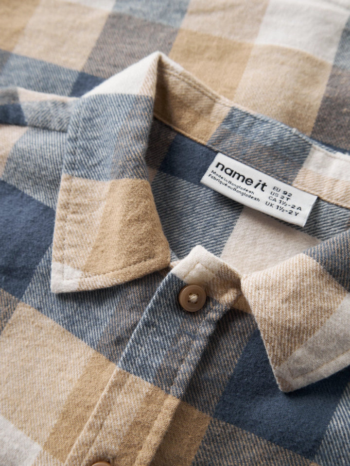 Name It Levin Overshirt - Vintage Indigo for barn - Brobrobrille