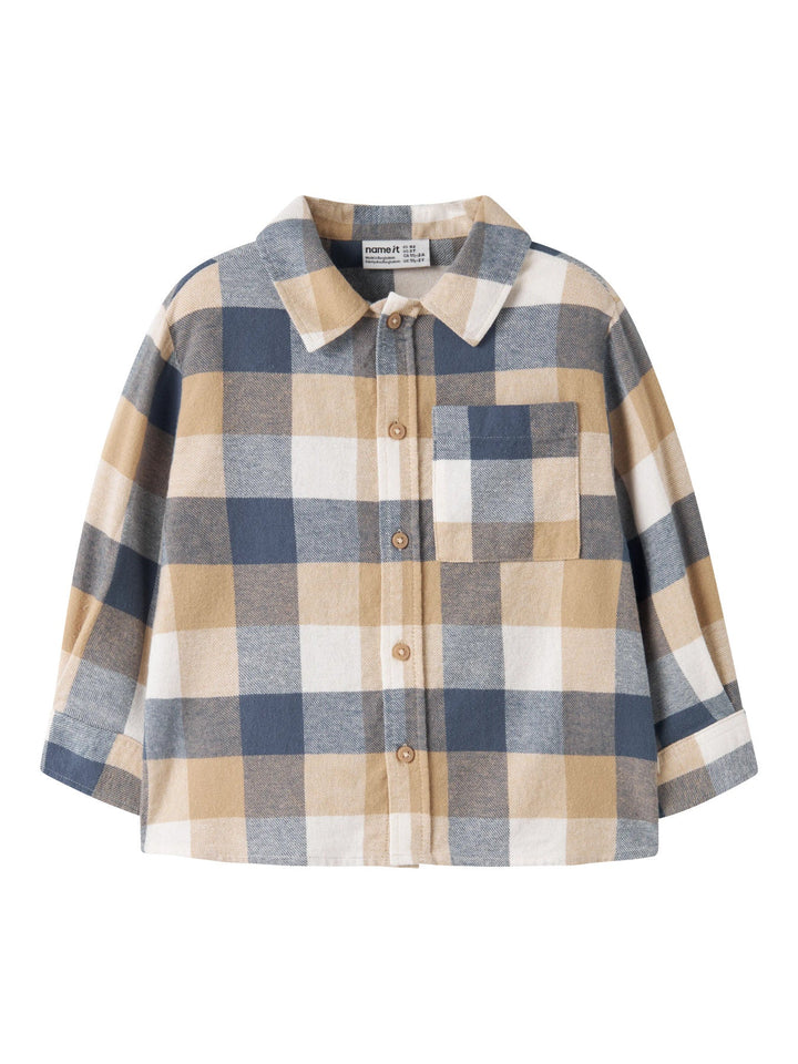 Name It Levin Overshirt - Vintage Indigo for barn - Brobrobrille