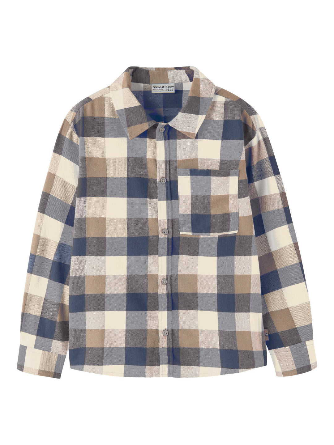 Name It Levin Overskjorte - Vintage Indigo for barn - Brobrobrille